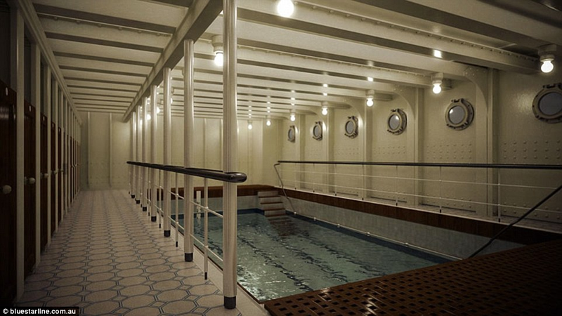 Illustration for article titled La réplica china del Titanic zarpará en el 2018, y su interior será idéntico al del original